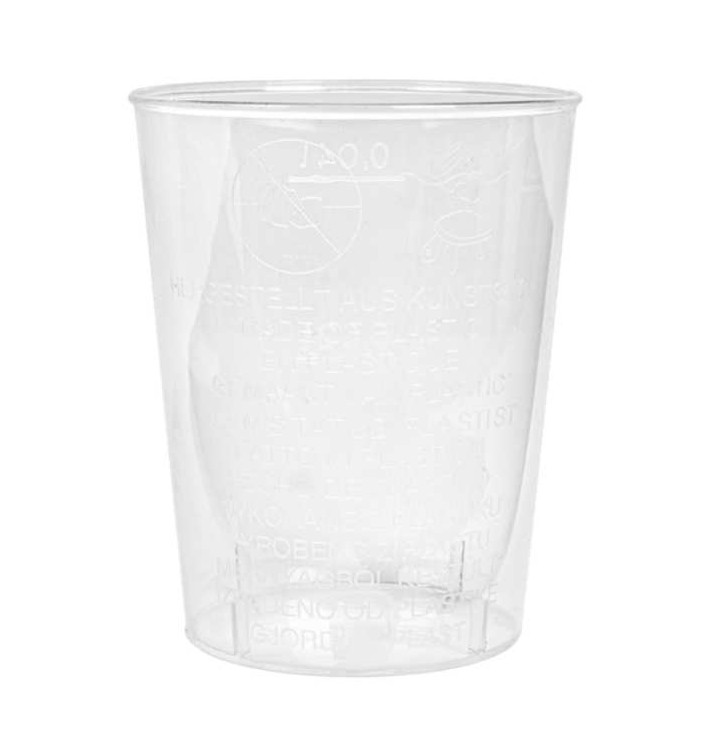 Vaso De Pl Stico Transparente Ps Cristal Ml Uds