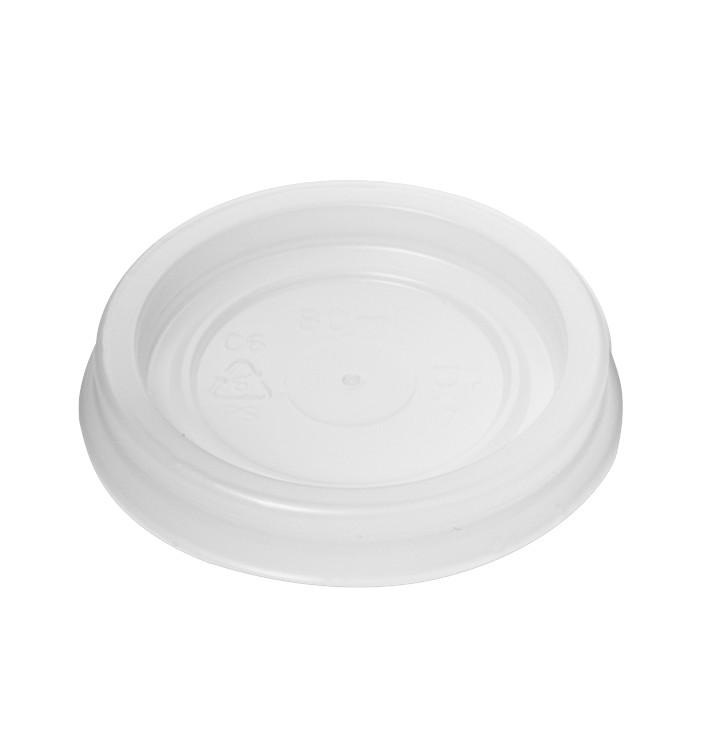 Tapa de Plástico PS Vaso 80 100ml Ø5 7cm 2400 Uds