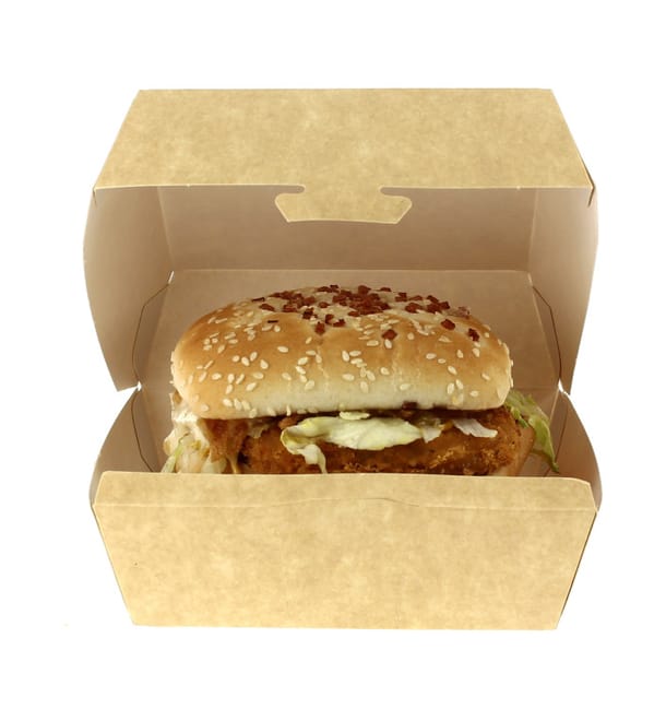 Caja Kraft Para Hamburguesa X X Cm Uds