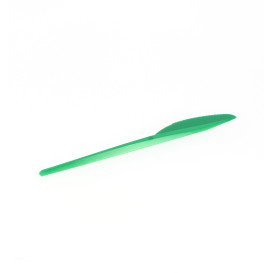 Cuchillo de Plastico PS Verde 165 mm (900 Uds)