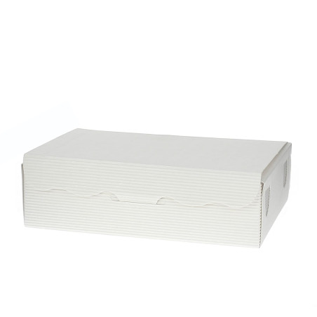 Caja para Dulces y Bombones Blanca 11x6,5x2,5cm 100g (600 Uds)