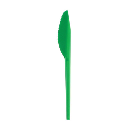 Cuchillo de Plástico PS Verde 165 mm (900 Uds)