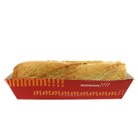 Barqueta Hot Dog 17,0x5,5x3,8cm (50 unidades)