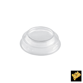 Tapa Vaso Conical Transparente PET Ø5,7 cm (25 Uds)