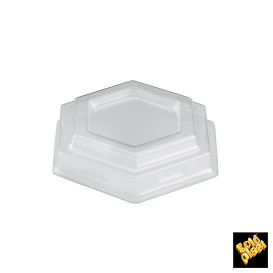 Tapa Bol Gardenia Dessert Transparente PET 7,8 cm (1000 Uds)