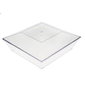 Bandeja Degustacion Fiesta Transparente 250x250 mm (1 Ud)