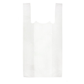Bolsa Plastico Camiseta 30x40cm Blanca 