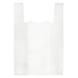 Bolsa Plastico Camiseta 50x70cm Blanca 