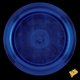 Plato de Plastico Azul Ø290mm (25 Uds)