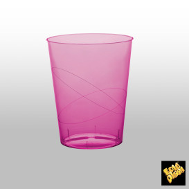 Vaso de Pastico Fucsia Transp. PS 200ml (50 Uds)