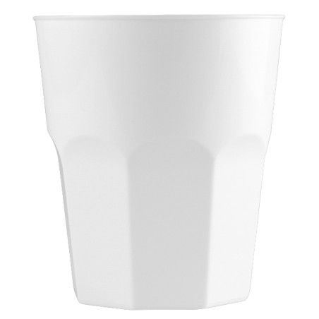 Vaso Reutilizable Irrompible PP Blanco 350ml (20 Uds)