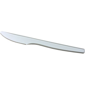 Cuchillo Bio PLA Blanco 160mm (1000 Uds)