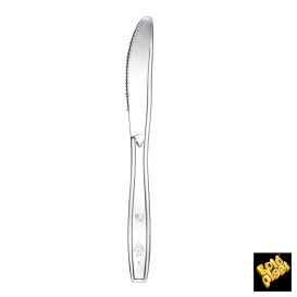 Cuchillo de Plastico PS Transparente 190mm (500 Uds)