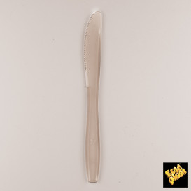 Cuchillo de Plastico PS Beige 190mm (500 Uds)