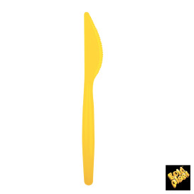 Cuchillo de Plastico Easy PS Amarillo185mm (240 Uds)