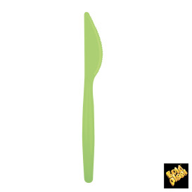 Cuchillo de Plastico Easy PS Verde Lima 185mm (240 Uds)