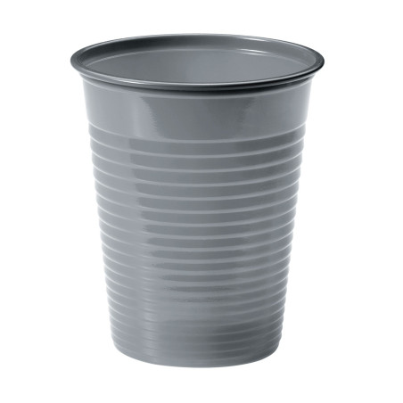 Vaso de Plástico PS Plata 200ml Ø7cm (50 Uds)