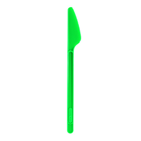 Cuchillo de Plástico PS Verde 175mm (600 Uds)