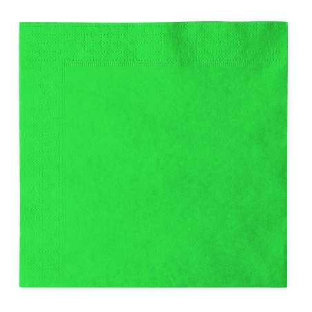 Servilleta de Papel 2 Capas Verde 33x33cm (2000 Uds)