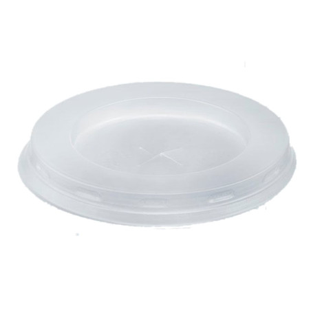 Tapa Plana con Cruz PS Blanco Ø7,3cm (1.000 Uds)