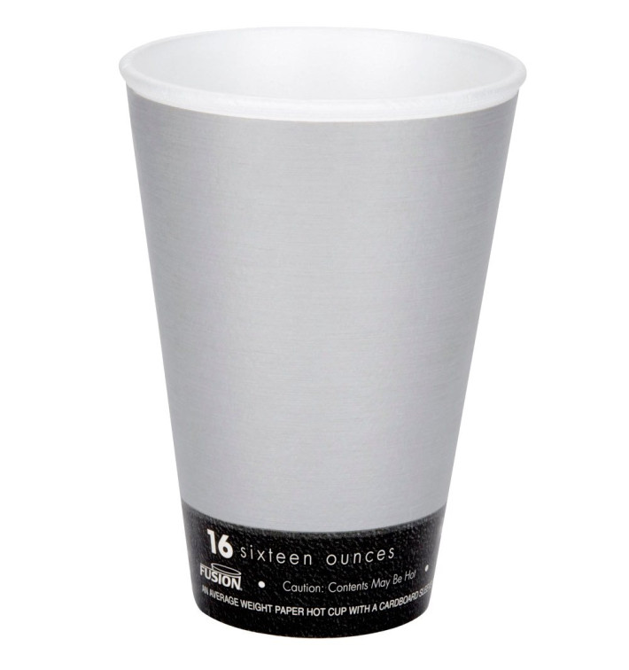 Vaso Termico Foam "Fusion" Gris 16Oz/473ml Ø94mm Ø94mm (1000 uds)