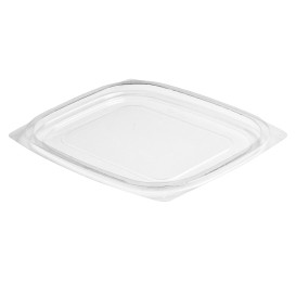 Tapa de Plastico PS Plana Transp. para Envase 237/355/473ml (63 Uds)