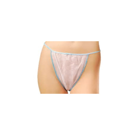 Tanga en TST de PP Dama Grande Blanco (1000 Uds)