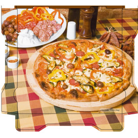 Cajas para Pizza Al Bassanello Tavola 30x30x4,2 cm (100 Uds)