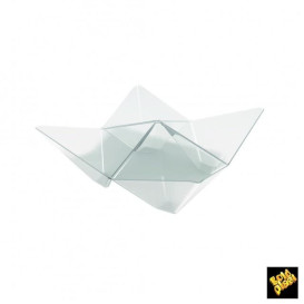 Bol Degustación Origami PS Transparente 103x103mm (500 Unidades)