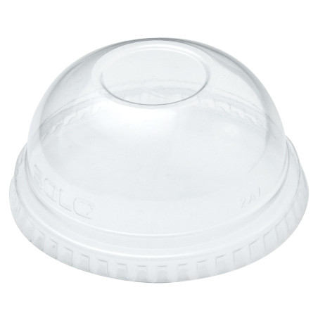 Tapa Cúpula Cerrada PET Cristal Ø7,3cm (125 Uds)