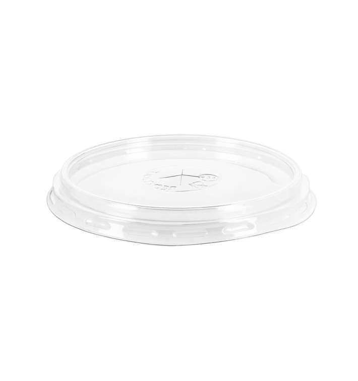 Tapa de Plastico PS Transparente Vaso 575ml Ø9,4cm (1000 Uds)