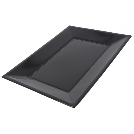 Bandeja de Plástico Negro 330x225mm (25 Uds)