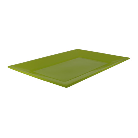 Bandeja de Plástico Pistacho 330x225mm (25 Uds)