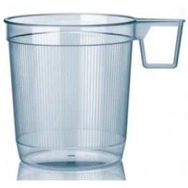 Taza de Plastico Rígida Transparente 250 ml (40 Uds)