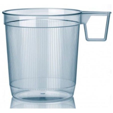 Taza de Plástico Rígida Transparente 250ml (40 Uds)