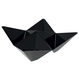 Bol Degustación Origami PS Negro 103x103mm (25 Unidades)