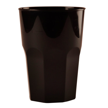 Vaso Reutilizable Irrompible PP Negro Ø8,4cm 420ml (420 Uds)