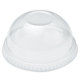 Tapa Cúpula Sin Agujero Vaso Solo Ultra Clear 16Oz  y 24Oz Ø9,86 (1000 Uds)