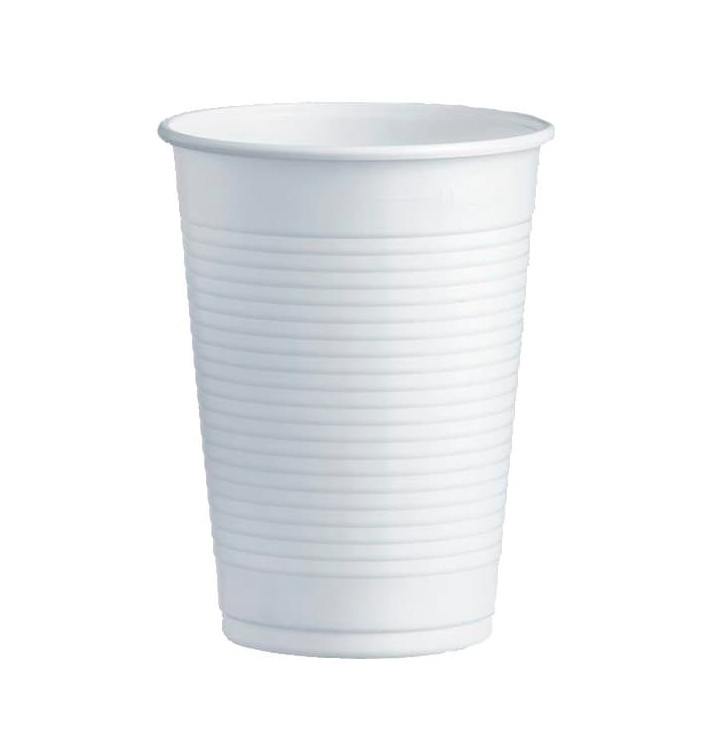 Vaso de Plastico PS Blanco 230ml Ø7,0cm (100 Uds)