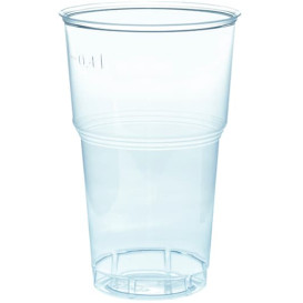 Vaso de Plastico PS Cristal Transp. 490ml Ø9,0cm (40 Uds)