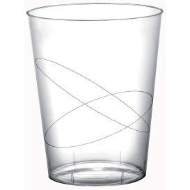 Vaso de Plastico Moon Transparente PS 320ml (20 Uds)