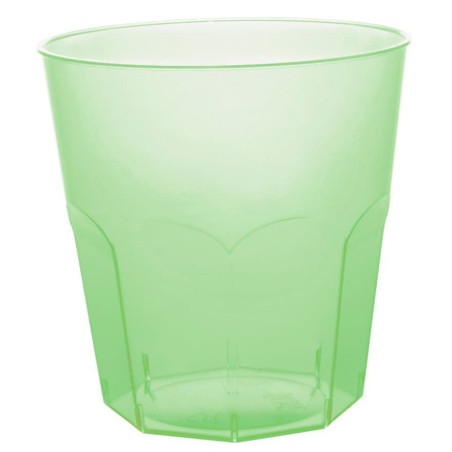 Vaso Plástico Verde Lima Transp. PS 220ml (50 Uds)
