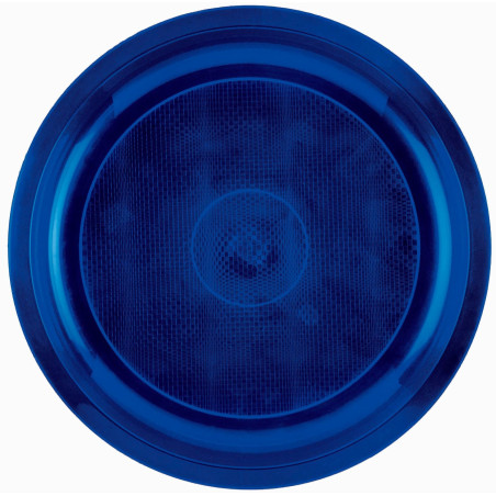 Plato Reutilizable PP Azul Round Ø29cm (25 Uds)