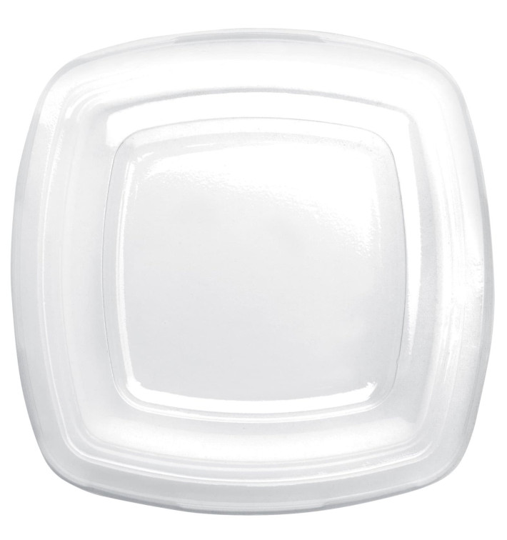 Tapa de Plastico Transp. para Plato Square PET 180mm (150 Uds)