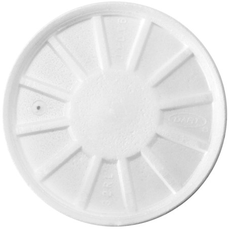 Tapa Isotérmica con Respidadero Blanca Ø11,7cm (500 Uds)