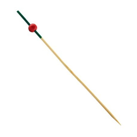 Pinchos de Bambu "Portugal" Verde y Rojo 12cm (200 Uds)