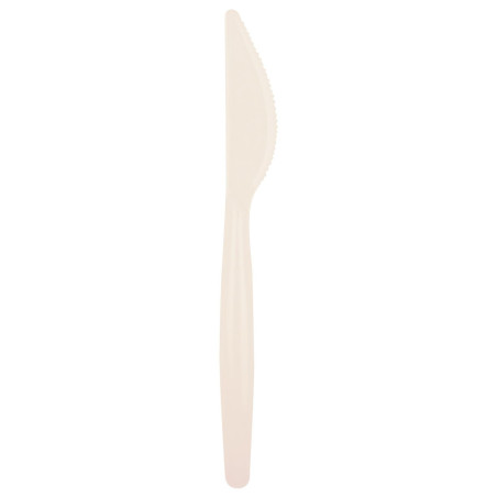 Cuchillo de Plástico Easy PS Crema 185mm (500 Uds)