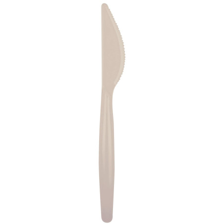 Cuchillo de Plástico Easy PS Beige 185mm (20 Uds)