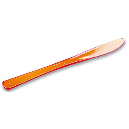 Cuchillo de Plástico Premium Naranja 200mm (250 Uds)
