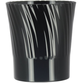 Vaso Plastico Degustacion Negro 165ml (12 Uds)